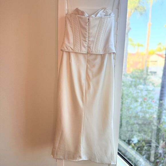 House of CB White Strapless Dress - Picture 10 of 15